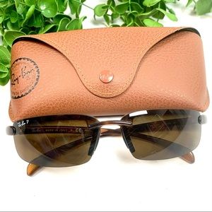 Authentic Rayban Polarized Tortoise Sunglasses